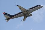 N816MA @ KSRQ - Republic/US Air Flight 3396 departs Runway 14 at Sarasota-Bradenton International Airport enroute to Reagan National Airport - by Suncoast Spotter