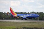 N913WN @ KRSW - Southwest Flight 1351 arrives on Runway 24 at Southwest Florida International Airport following flight from Chicago-Midway International Airport - by Suncoast Spotter