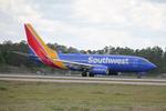 N414WN @ KRSW - Southwest Flight 2459 departs Runway 24 at Southwest Florida International Airport enroute to St Louis-Lambert International Airport - by Suncoast Spotter