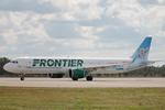 N626FR @ KRSW - Frontier Flight 2825 taxis at Southwest Florida International Airport prior to flight to Cincinnati/Northern Kentucky International Airport - by Suncoast Spotter