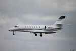 N817TV @ KFMY - Citation 817TV arrives on Runway 23 at Page Field following flight from Sarasota-Bradenton International Airport - by Suncoast Spotter