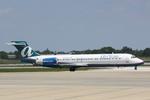 N934AT @ KSRQ - AirTran Flight 988 taxis for departure at Sarasota-Bradenton International Airport - by Suncoast Spotter