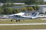N739GP @ KSRQ - N739GP arrives on Runway 32 at Sarasota-Bradenton International Airport - by Suncoast Spotter