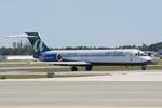 N921AT @ KSRQ - AirTran Flight 1282 taxis for departure from Sarasota-Bradenton International Airport - by Suncoast Spotter