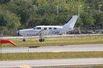N140MM @ KSRQ - N140MM arrives on Runway 32 at Sarasota-Bradenton International Airport - by Suncoast Spotter