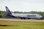 N803XT @ KRSW - Avelo Flight 556 arrives on Runway 24 at Southwest Florida International Airport following flight from Wilmington New Castle Airport