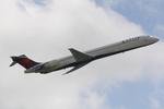 N920DN @ KSRQ - Delta Flight 2298 departs Runway 14 at Sarasota-Bradenton International Airport enroute to Hartsfield Jackson Atlanta International Airport - by Suncoast Spotter