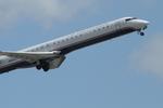 N921FJ @ KSRQ - Mesa/US Air Flight 2662 departs Runway 14 at Sarasota-Bradenton International Airport enroute to Charlotte-Douglas International Airport
