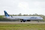 N994JL @ KRSW - JetBlue Flight 366 departs Runway 24 at Southwest Florida International Airport enroute to Boston-Logan International Airport