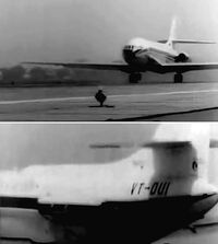 VT-DUI @ VOMM - This aircraft appears in the Malayalam language film 'Taxi Driver' (1972)
Here's the clip: 
https://www.youtubetrimmer.com/view/?v=oEuGBagG1Fk&start=1030&end=1035&loop=0 - by Screen capture