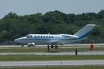 N15PG @ KSRQ - Cessna CitationJet arrives on Runway 32 at Sarasota-Bradenton International Airport - by Suncoast Spotter