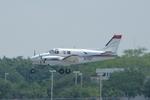 N75Z @ KSRQ - Beechcraft King Air 90 - N75Z arrives on Runway 32 at Sarasota-Bradenton International Airport - by Suncoast Spotter