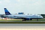 N503JB @ KSRQ - JetBlue Flight 346 taxis for departure at Sarasota-Bradenton International Airport