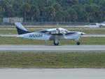 N92GM @ KSRQ - Piper Cherokee - N92GM taxis for departure at Sarasota-Bradenton International Airport - by Suncoast Spotter