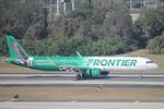 N603FR @ KTPA - Frontier Flight 3979 arrives on Runway 1L at Tampa International Airport following flight from Luis Munoz Marin International Airport - by Suncoast Spotter