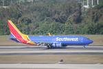 N8927Q @ KTPA - Southwest Flight 319 arrives on Runway 1L at Tampa International Airport following flight from Indianapolis International Airport - by Suncoast Spotter