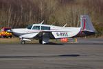 G-BYEE @ EGLK -  Mooney M20K at Blackbushe. Ex N231JZ - by moxy