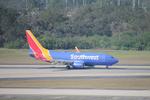N426WN @ KTPA - Southwest Flight 215 arrives on Runway 1L at Tampa International Airport following flight from Chicago-Midway International Airport - by Suncoast Spotter