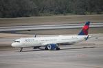 N128DN @ KTPA - Delta Flight 2301 taxis to gate at Tampa International Airport following flight from Minneapolis-St Paul International Airport - by Suncoast Spotter