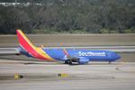 N8571Z @ KTPA - Southwest Flight 380 taxis to gate at Tampa International Airport following flight from Bradley International Airport - by Suncoast Spotter