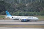 N3145J @ KTPA - JetBlue Flight 91 arrives on Runway 1L at Tampa International Airport following flight from Boston-Logan International Airport - by Suncoast Spotter