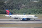 N102DU @ KTPA - Delta Flight 2042 arrives on Runway 1L at Tampa International Airport following flight from John F Kennedy International Airport - by Suncoast Spotter