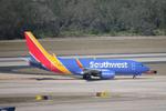 N442WN @ KTPA - Southwest Flight 3847 arrives on Runway 1L at Tampa International Airport taxis to gate at Tampa International Airport following flight from Raleigh-Durham International Airport  - by Suncoast Spotter