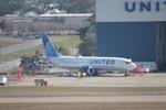 N27290 @ KTPA - United Boeing Max parked on the United ramp at Tampa International Airport