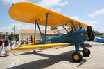 N43340 @ KVNC - Stearman Model 75 on display at the Armed Forces Day event at Venice Municipal Airport - by Suncoast Spotter