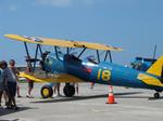 N43340 @ KVNC - Stearman Model 75  on display at the Armed Forces Day event at Venice Municipal Airport - by Suncoast Spotter