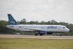 N570JB @ KRSW - JetBlue Flight 2834 departs Runway 24 at Southwest Florida International Airport enroute to Worcester Regional Airport