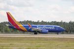 N7747C @ KRSW - Southwest Flight 2459 departs Runway 24 at Southwest Florida International Airport enroute to St Louis-Lambert International Airport - by Suncoast Spotter