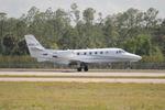 N890JS @ KRSW - flyExclusive Flight 890 arrives on Runway 24 at Southwest Florida International Airport following flight from Richmond International Airport