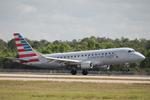 N201NN @ KRSW - American Flight 3595 operated by Envoy arrives on Runway 24 at Southwest Florida International Airport following flight from Reagan National Airport - by Suncoast Spotter