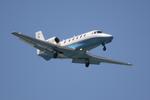 N3 @ KSRQ - FAA Cessna Citation Excel on approach to Runway 32 at Sarasota-Bradenton International Airport - by Suncoast Spotter
