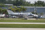 N572M @ KSRQ - Beech Super King Air 200 () taxis for departure at Sarasota-Bradenton International Airport - by Suncoast Spotter