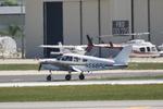 N556PU @ KSRQ - Piper Cherokee arrives on Runway 32 at Sarasota-Bradenton International Airport - by Suncoast Spotter