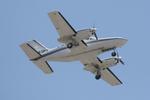 N283PT @ KSRQ - Cessna 421 on approach to Runway 32 at Sarasota-Bradenton International Airport following a flight from Hollywood International Airport - by Suncoast Spotter