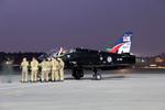 XX301 @ EGWU - XX301 1980 BAe Hawk T1A RN Northolt Nightshoot - by PhilR