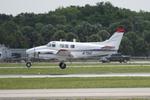 N75G @ KSRQ - Beechcraft King Air 90 arrives on Runway 32 at Sarasota-Bradenton International Airport - by Suncoast Spotter