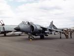 ZD578 @ EGHH - ZD578 1985 BAe Sea Harrier FRS1 RN BOH 06.88 - by PhilR