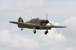 G-CHTK @ EGSU - P2921(AE977, G-CHTK) 1940  Hawker Hurricane X RAF BoB Air Show Duxford - by PhilR