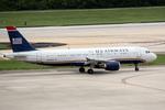 N109UW @ KTPA - US Air Flight 768 taxis for departure at Tampa International Airport - by Suncoast Spotter