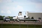 N888KJ @ KSRQ - Gulfstream IV sits on the ramp at Rectrix Aviation at Sarasota-Bradenton International Airport