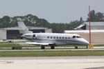 N818TS @ KSRQ - IAI Gulfstream 200 arrives at Sarasota-Bradenton International Airport - by Suncoast Spotter