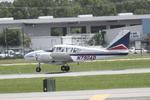 N790AD @ KSRQ - Piper Apache taxis for departure at Sarasota-Bradenton International Airport - by Suncoast Spotter