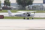 N3032R @ KSRQ - Cessna Skycatcher taxis at Sarasota-Bradenton International Airport - by Suncoast Spotter