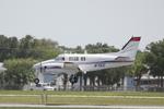 N75G @ KSRQ - Beechcraft King Air 90 arrives at Sarasota-Bradenton International Airport - by Suncoast Spotter