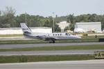 N95VE @ KSRQ - Cessna 500 Citation 1 arrives at Sarasota-Bradenton International Airport following a flight from Davenport Municipal Airport - by Suncoast Spotter