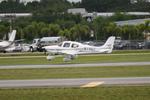 N19QT @ KSRQ - Cirrus SR-22 departs Sarasota-Bradenton International Airport - by Suncoast Spotter